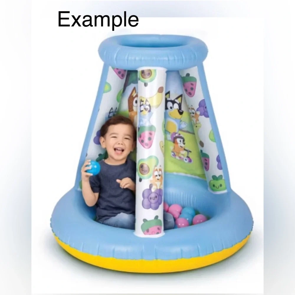 🥧 Bluey Inflatable Kids Ball Pit Play Tent
